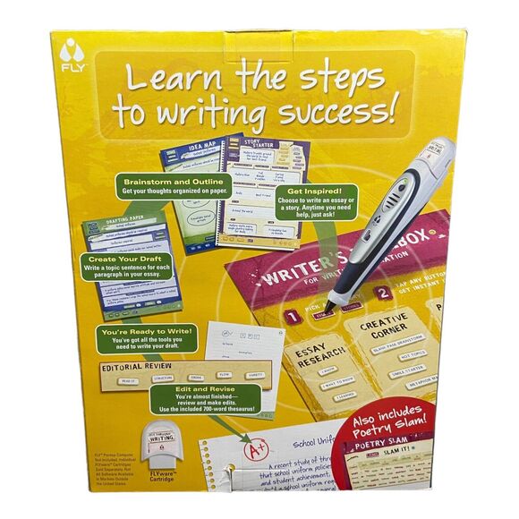 SEALED LOT! Fly Through Algebra, Writing, Journal Pentop Flyware Computer NO PEN - Picture 6 of 16